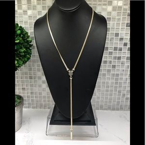 Kendra Scott new black Drusy Y necklace